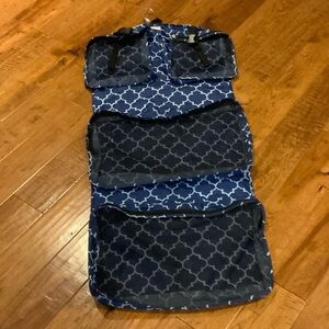 ❣️Blue Patterned Garment Bag +Storage+folding